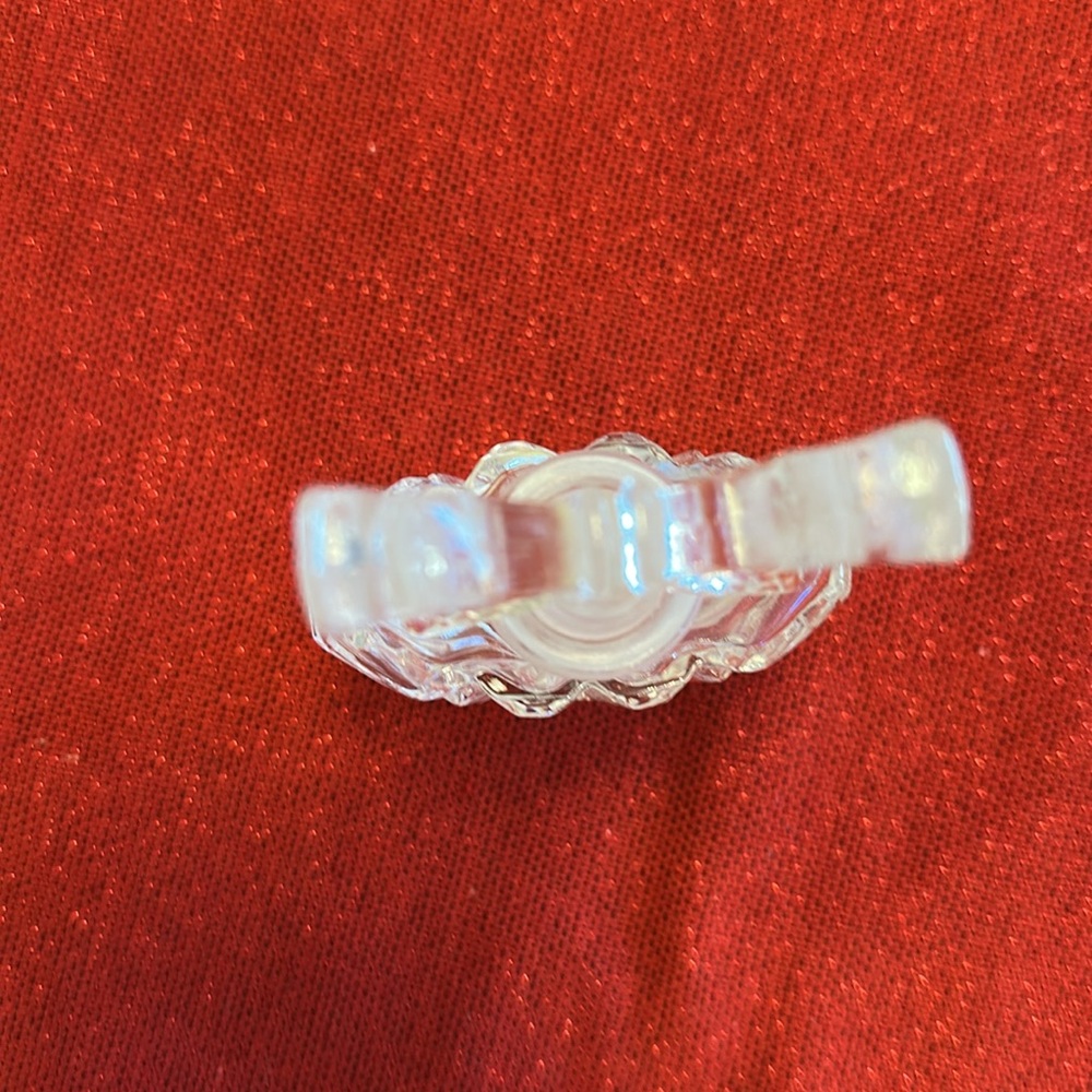 Vintage Crystal Butterfly Perfume Bottle - Picture 2 of 5